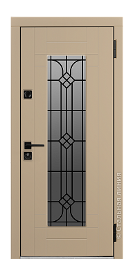 Входная дверь Бенвиль (вид снаружи) - купить в Избербаше