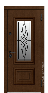 Входная дверь Леандро - вид снаружи Входная дверь Леандро (вид снаружи) - купить в Избербаше