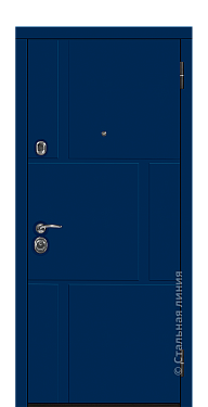 Входная дверь Фламенко (вид снаружи) - купить в Избербаше