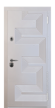 Классическая двупольная дверь Альтаир с четырьмя контурами уплотнения в Избербаше - купить