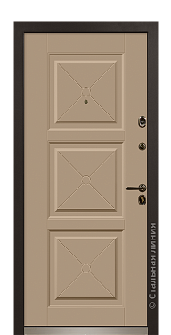Входная дверь Амальфи (вид изнутри) - купить в Избербаше