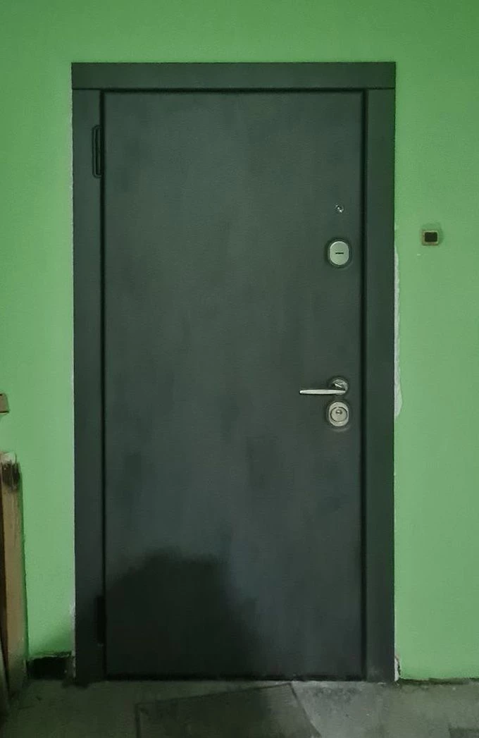 Входная дверь в квартиру 124АР3 вид снаружи